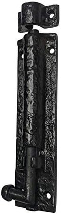 Antique Iron Barrel Bolt 3 inch 8 Pack Black Powder Coated N618