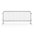 Galvanized Steel 8 ft Heavy Duty Interlocking Barricade M313625