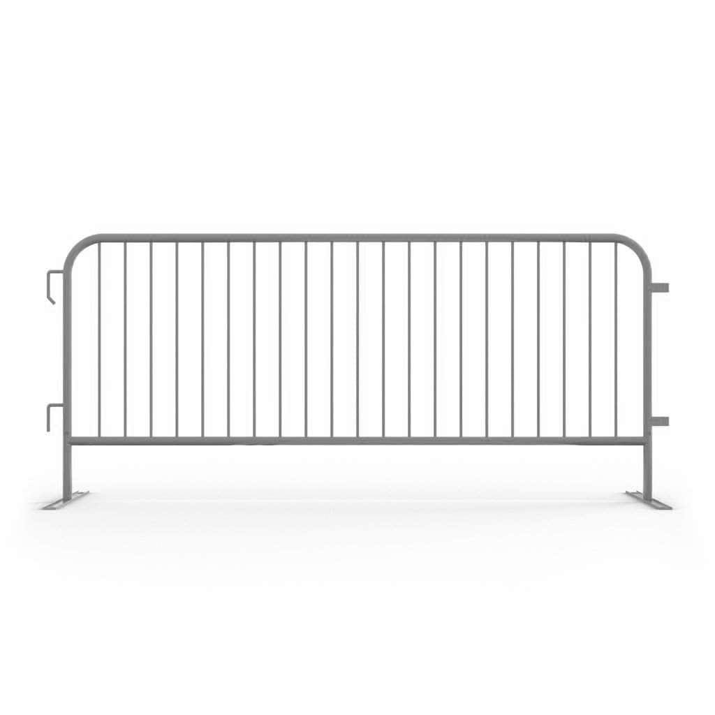 Galvanized Steel 8 ft Heavy Duty Interlocking Barricade M313625