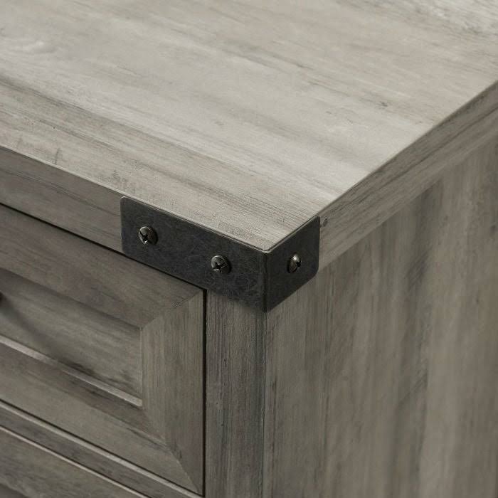 Grey Wash Accent Storage Cabinet A737