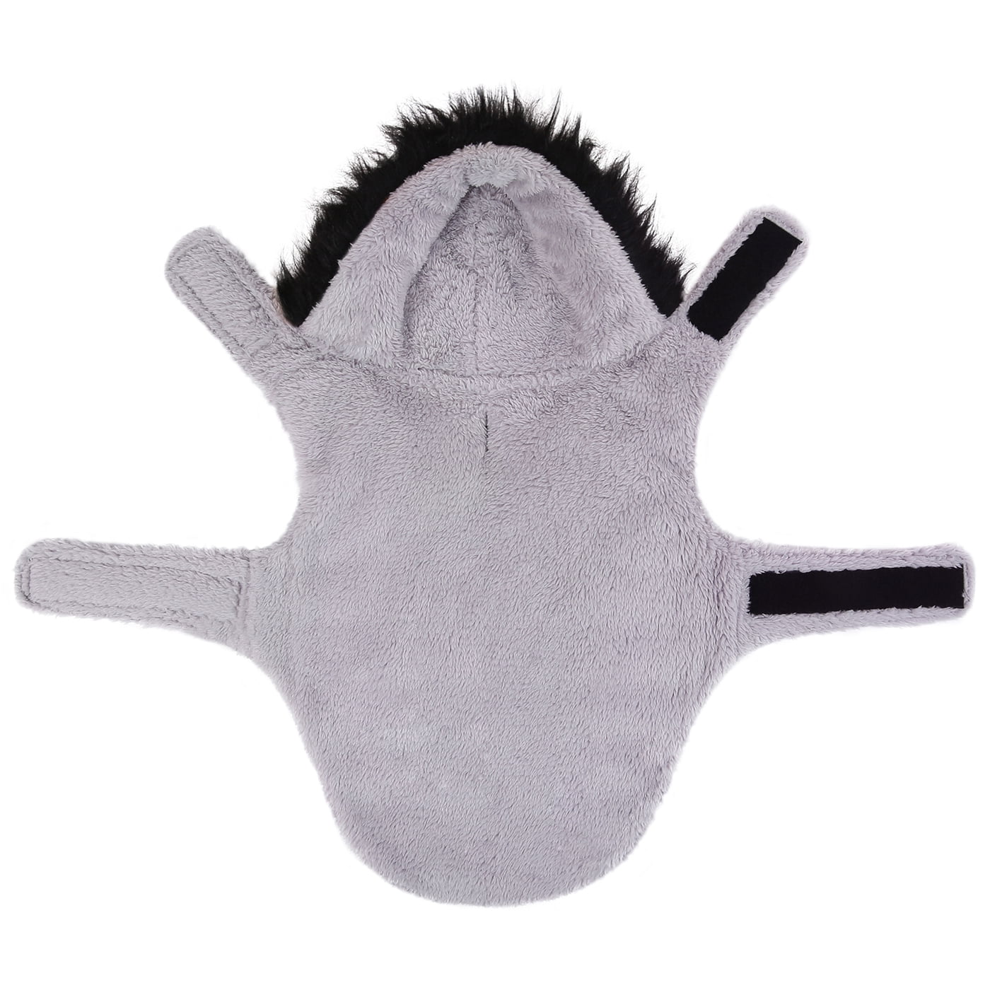 Fleece Lined Dog Puffer Jacket with Harness Hole Q276