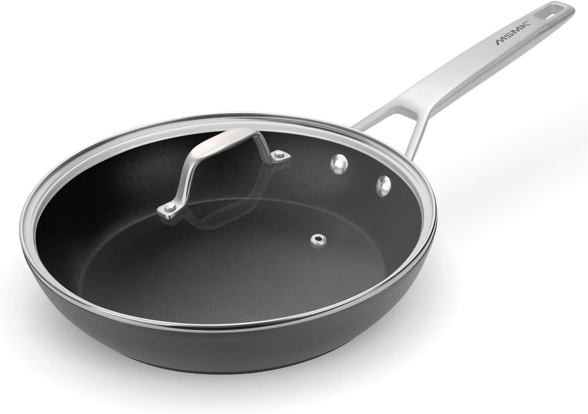 10-inch Nonstick Stainless-steel Frying Pan with Lid N3765