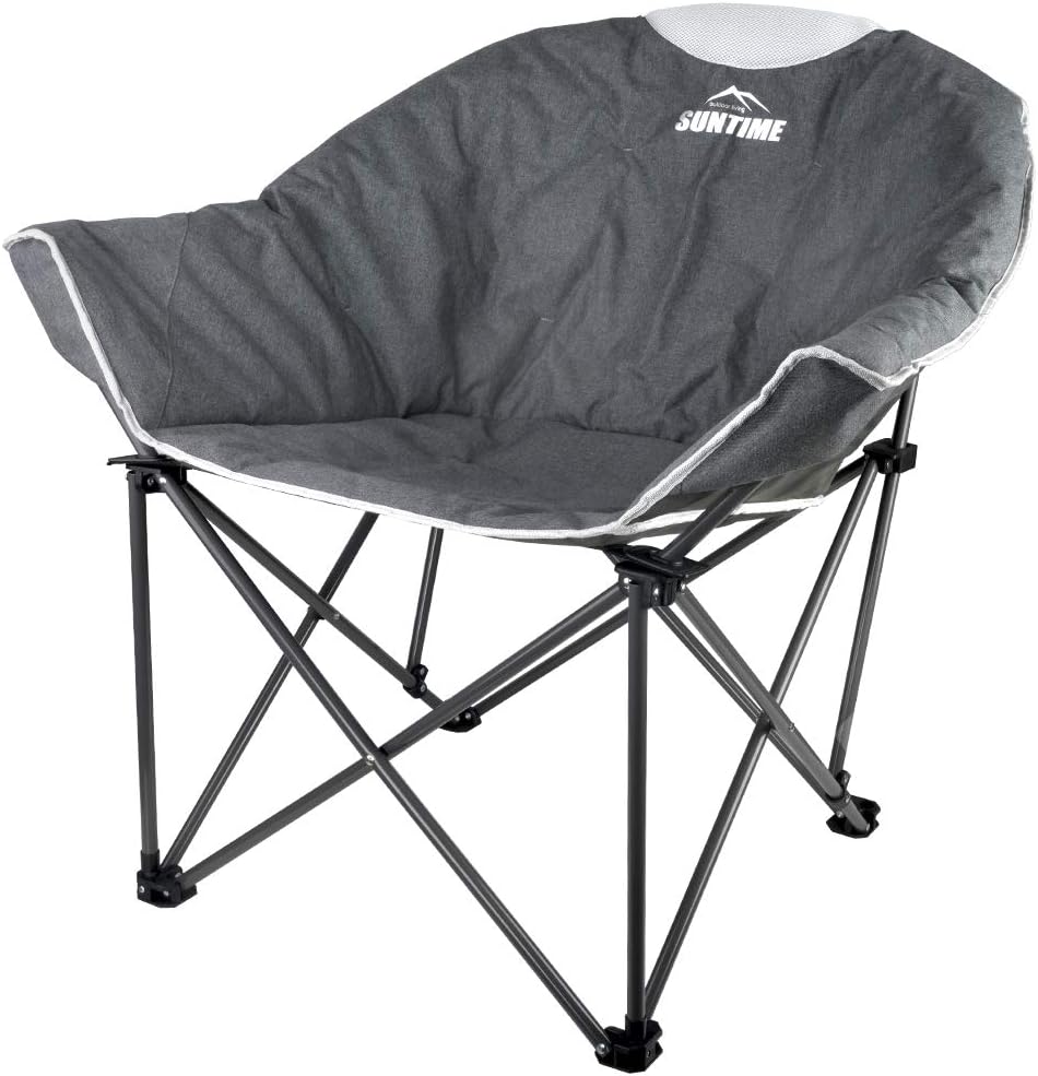 Oversize Padded Folding Chair with Carry Bag K319