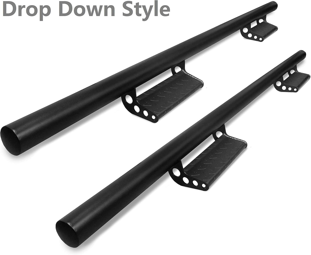 Compatible Side Step nerf bar for 2005-2022 Toyota Tacoma Double Cab 4 Full Doors E2209