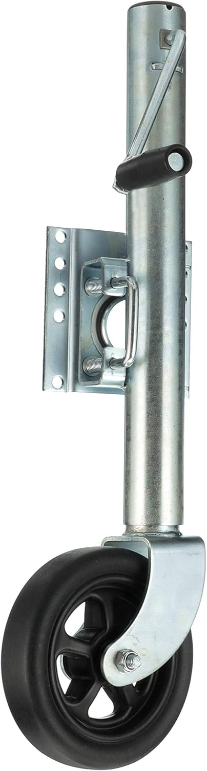 Fold Up Trailer Jack, 22-7/8 Inch Max. Lift, 1,500 Pound Max. Load, Pack of 2 C615621