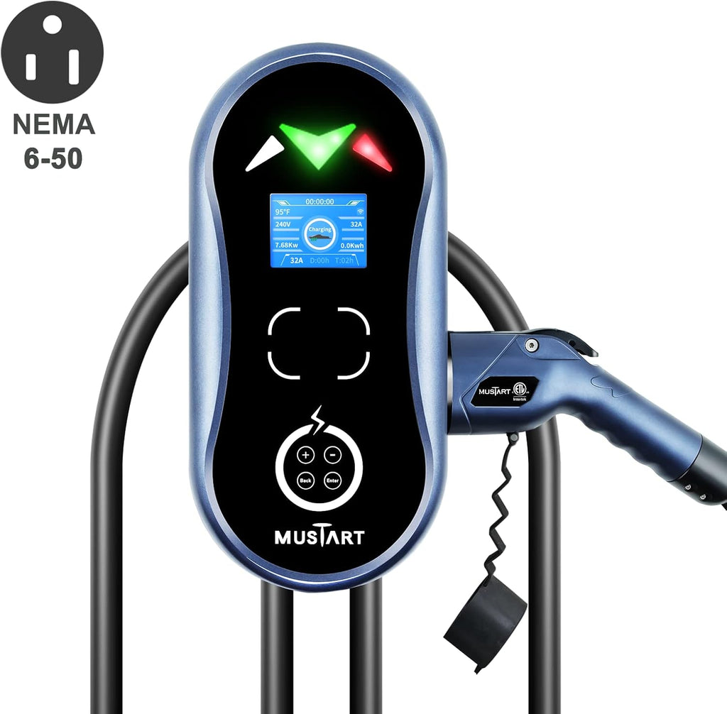 Level 2 EV Charger with 25ft Cable, NEMA 14-50P X971