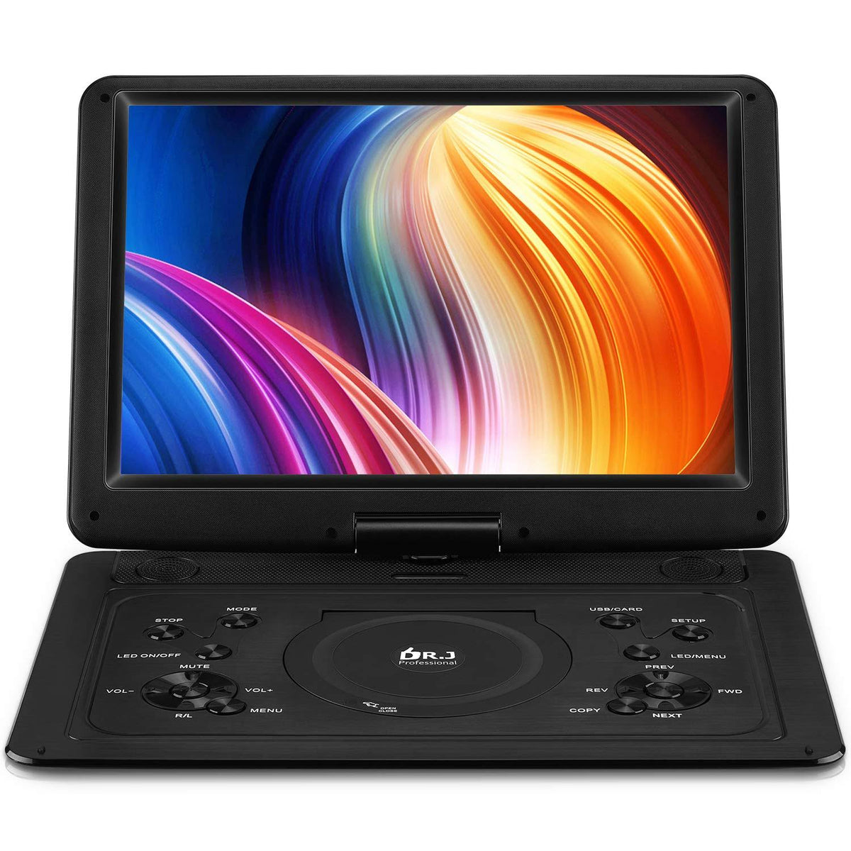 14.1 inch Portable DVD Player with 6000mAh Rechargeable battery M92585