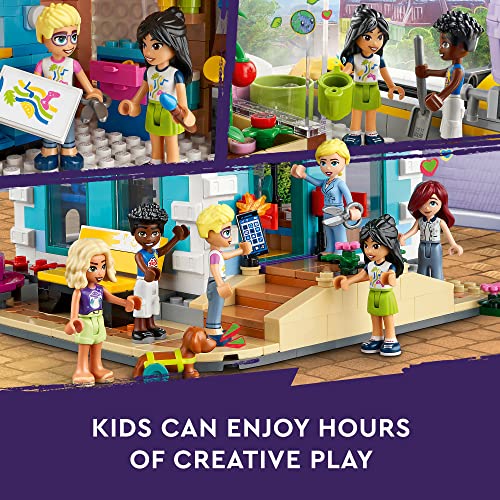 LEGO Friends Heartlake City Community Center 41748 Building Toy Set, 6 Mini-Dolls, Pet Dog C7145