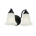 2 Light Vanity Matte Black F36796