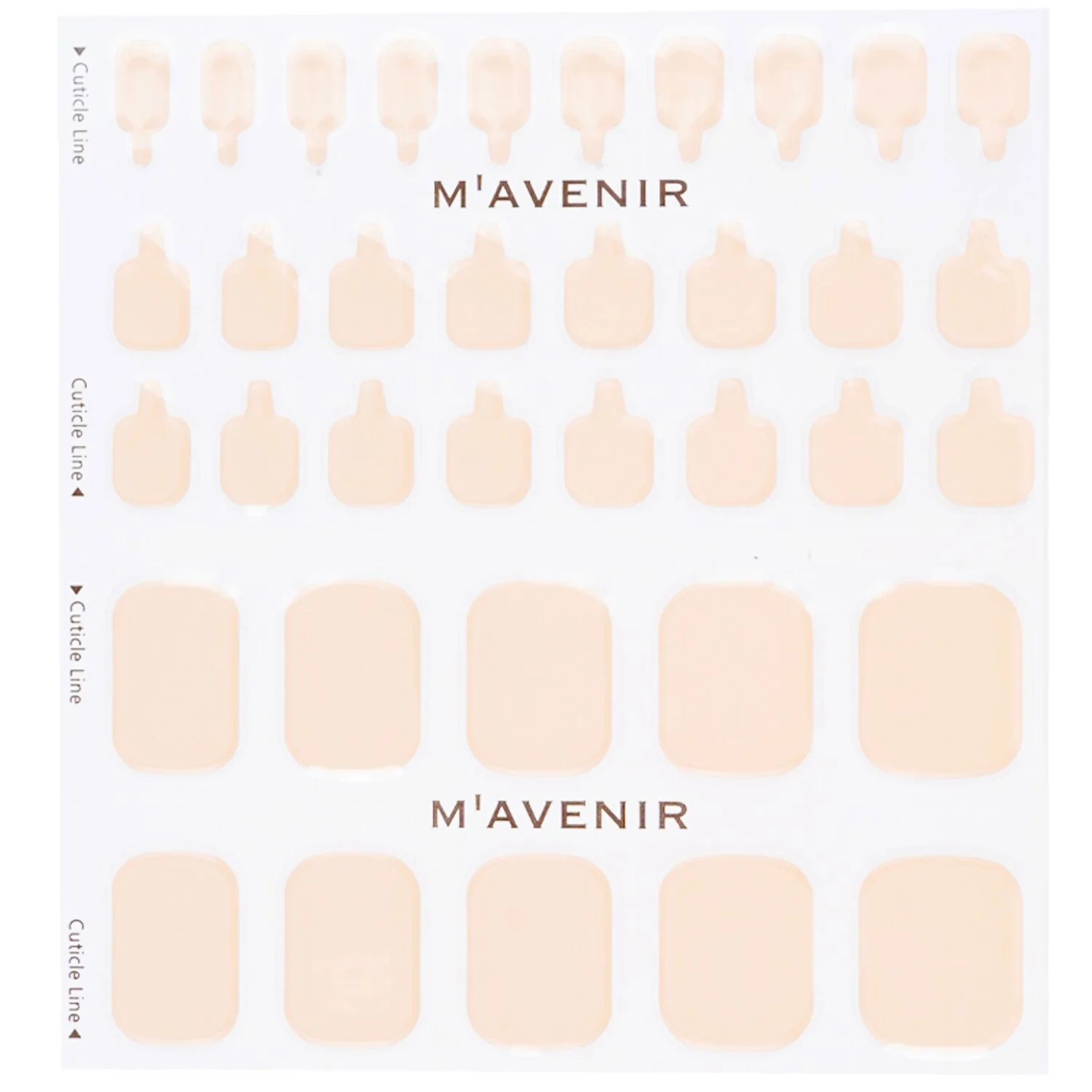 Classic Navy Nail Sticker 32pcs G511