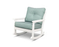 White Deep Seating Rocking Chair C1167
