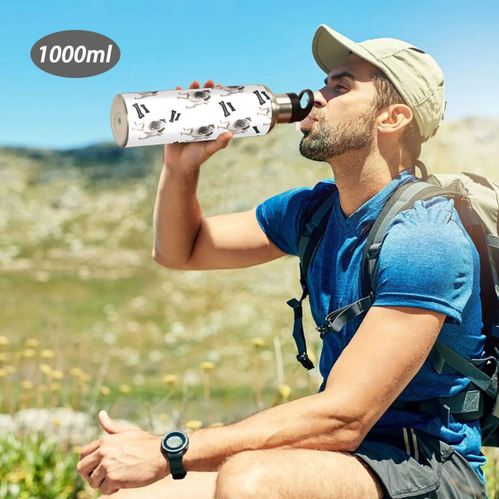 Stainless Steel Insulated Water Bottle with Straw Lid T78915