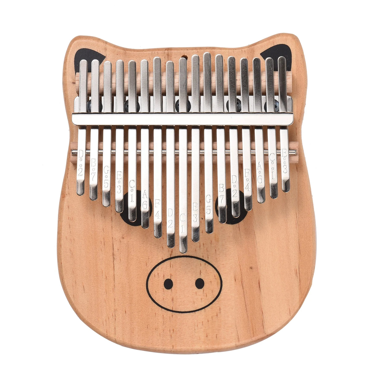 17-Key Portable Thumb Piano Y6167