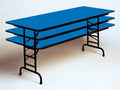 Blue HPL Folding Table W30563