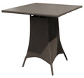 Ebony Wicker Square Pub Table Z145793
