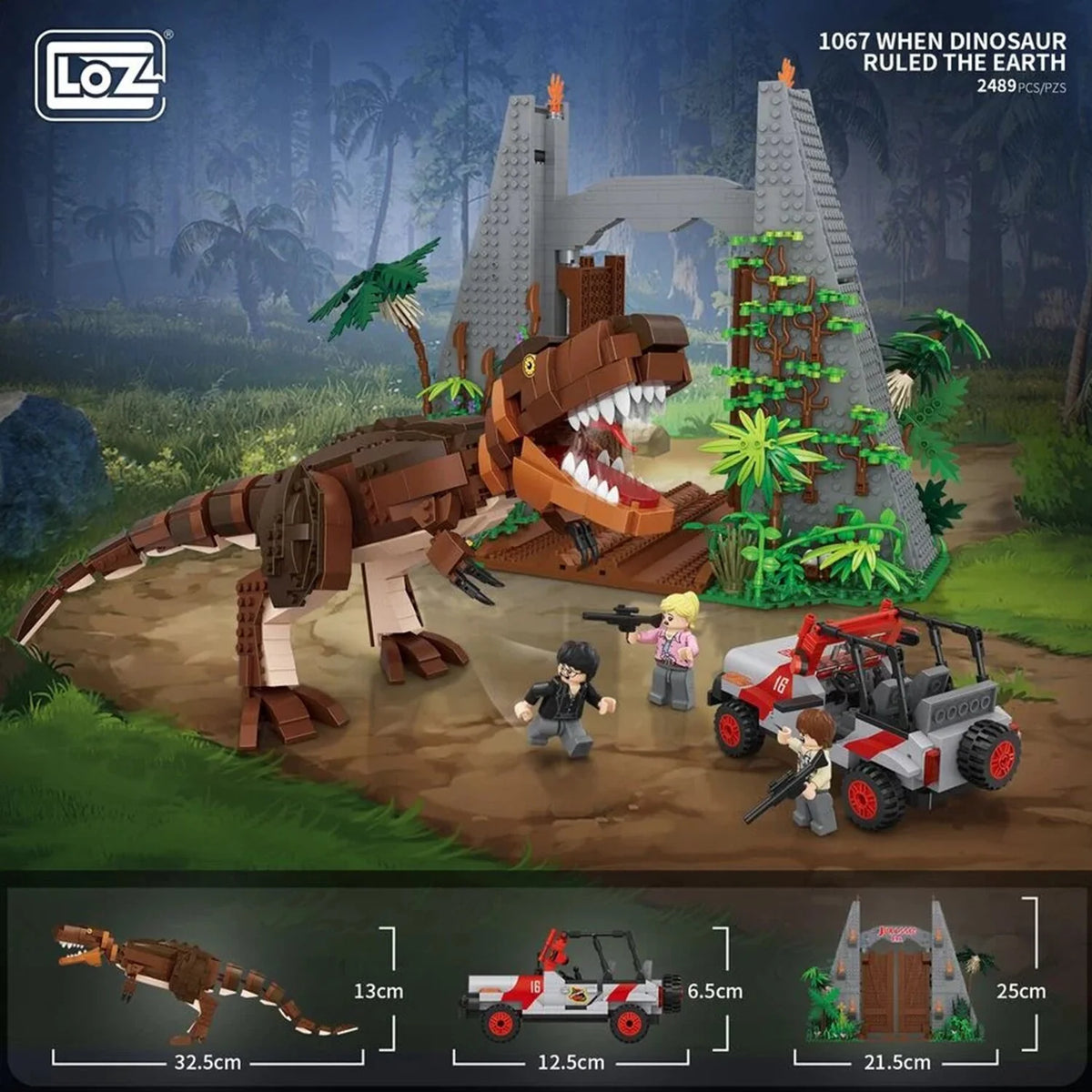 Mini Blocks Building Bricks Set 40 x 28 x 9.5cm F266