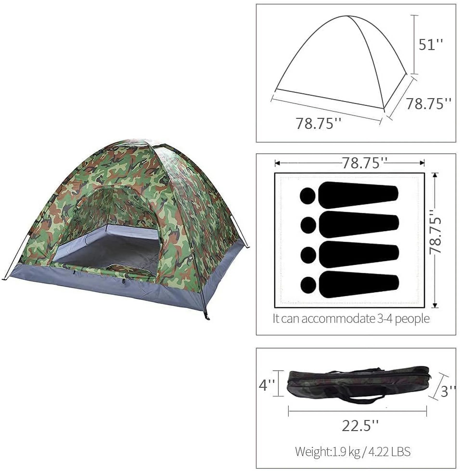 Camouflage Kids Play Dome Tent U1905