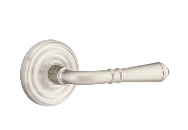 Satin Nickel Passage Lever Set E45899