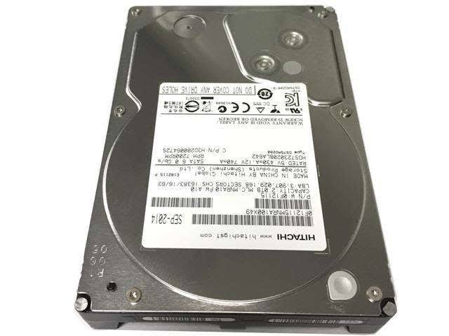 2TB 7.2K SATA 6Gb/s 3.5in Hard Drive U84612