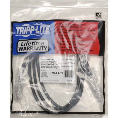 External SAS Cable 4 Lane Mini-SAS SFF-8088 to 10-ft B6806