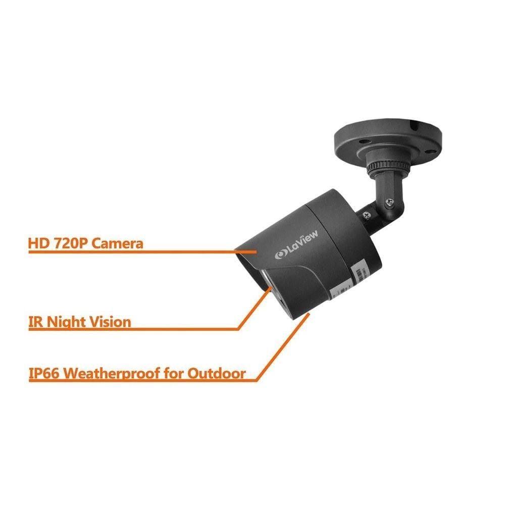 6 HD 720p Security Camera System, 8 Channel CCTV B97398