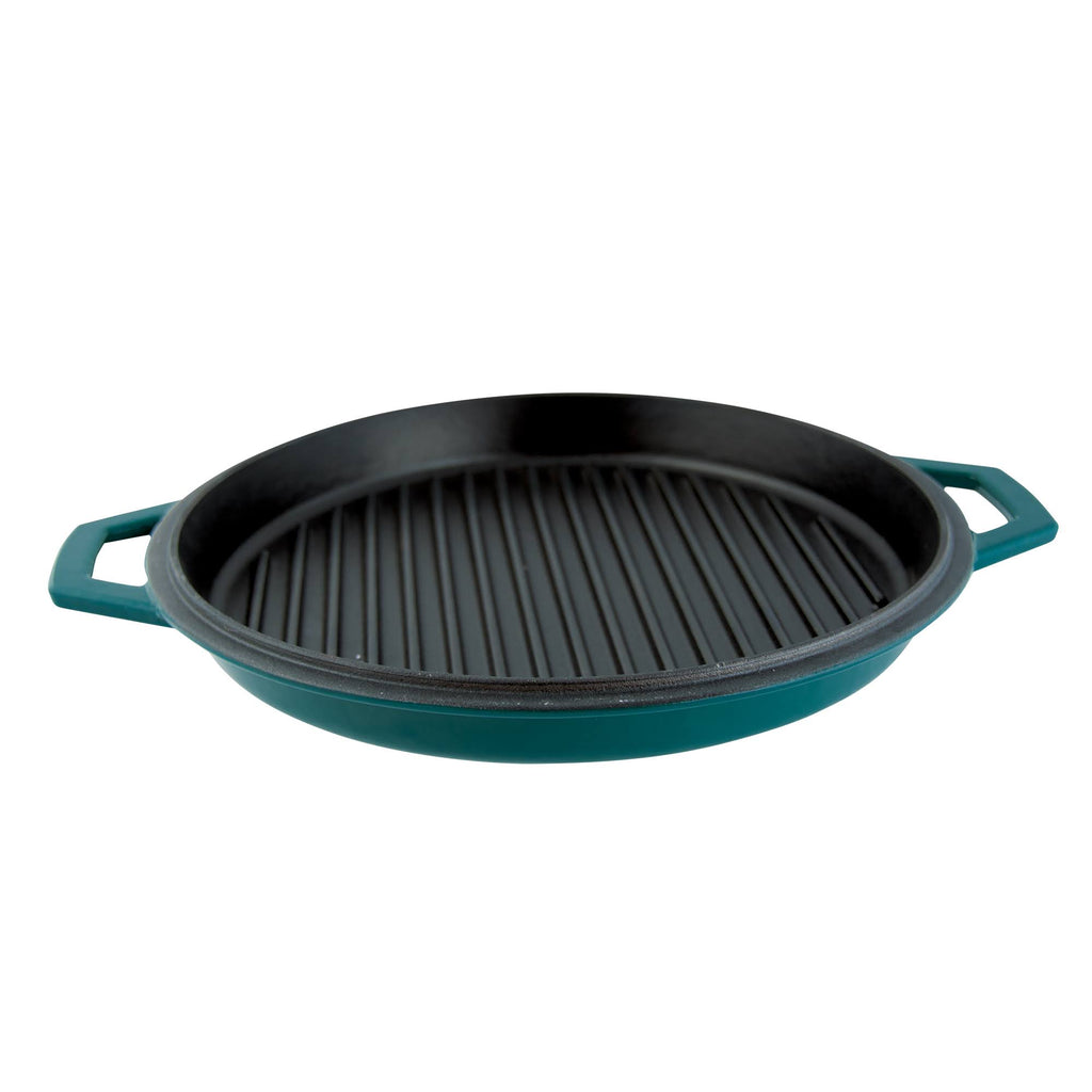 Enameled Cast Iron Dutch Oven with Grill Lid, 7-Quart E35996