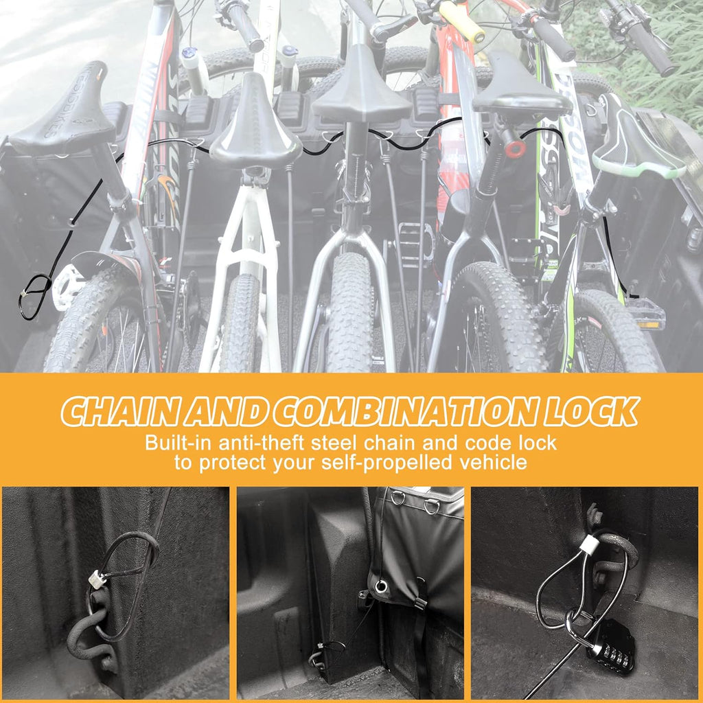 Truck Bike Tailgate Pad with Anti-Theft Lock, 53" Long Pack of 2 V719