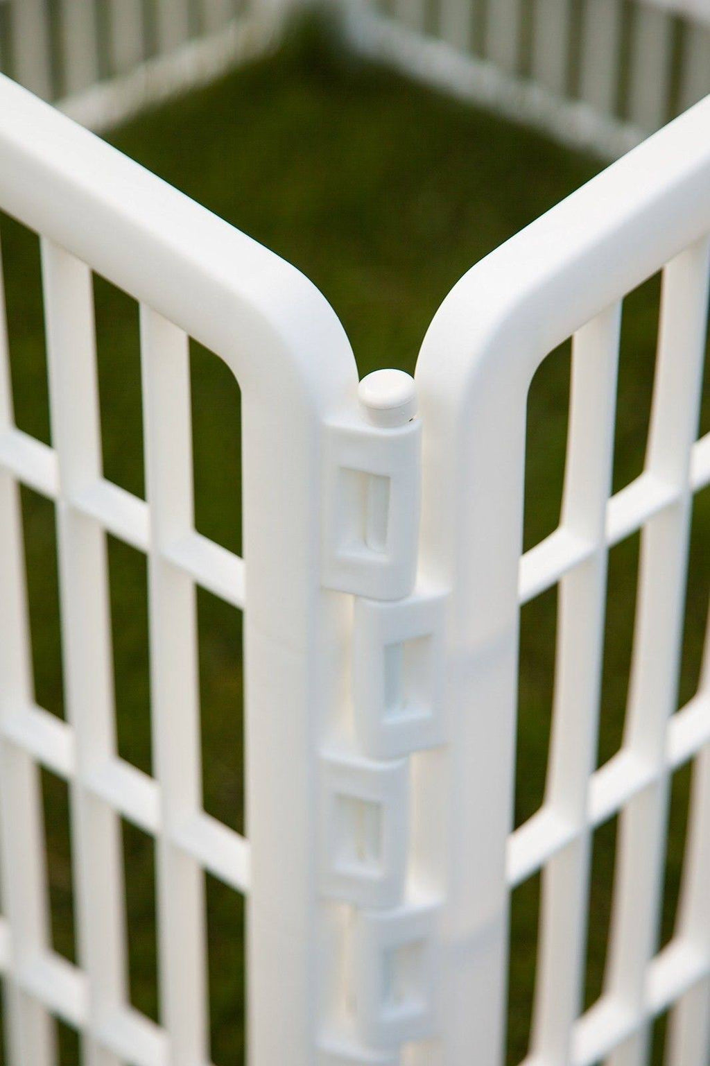 4-Panel Plastic Pet Playpen with Door S132987