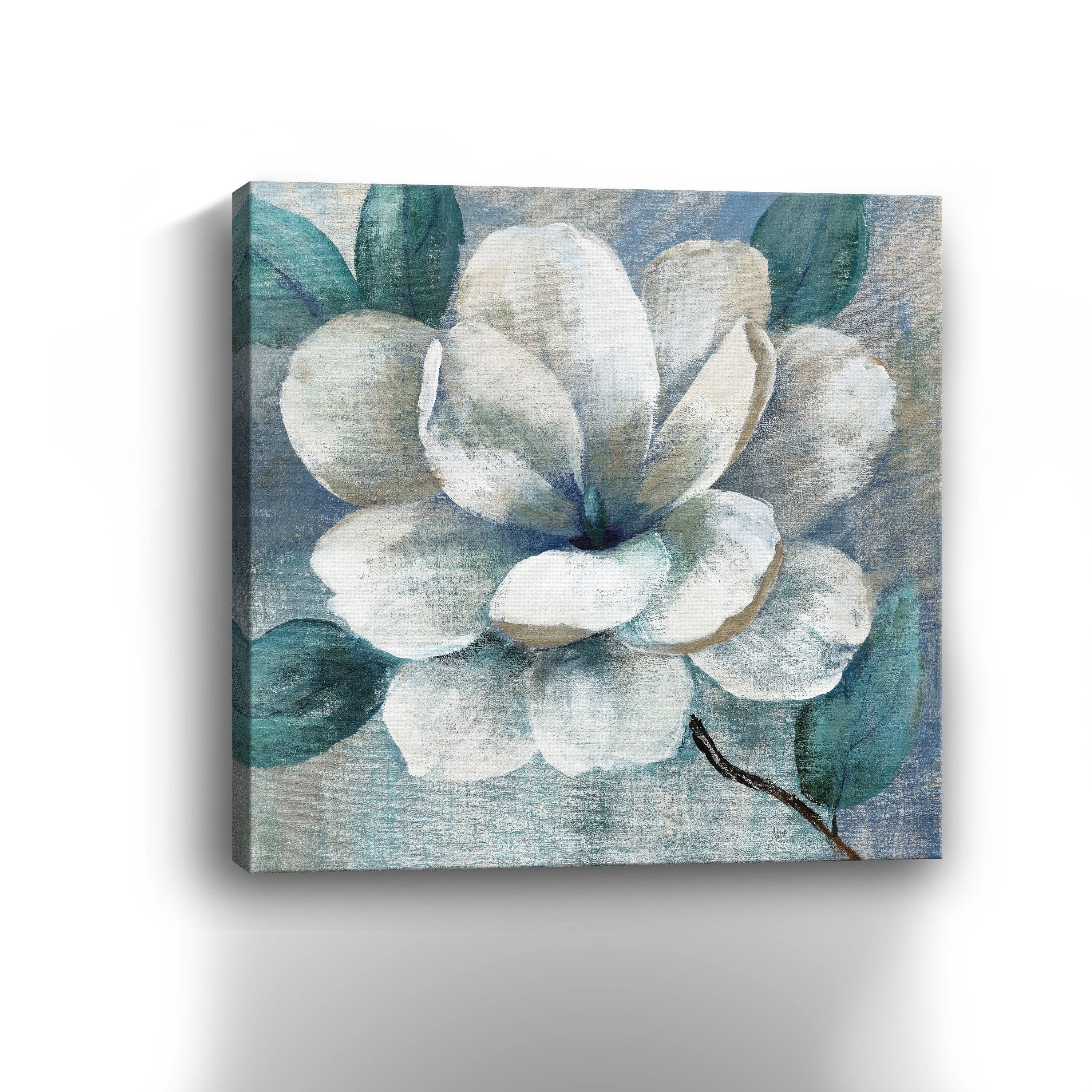 Teal Magnolia II Canvas Giclee T936