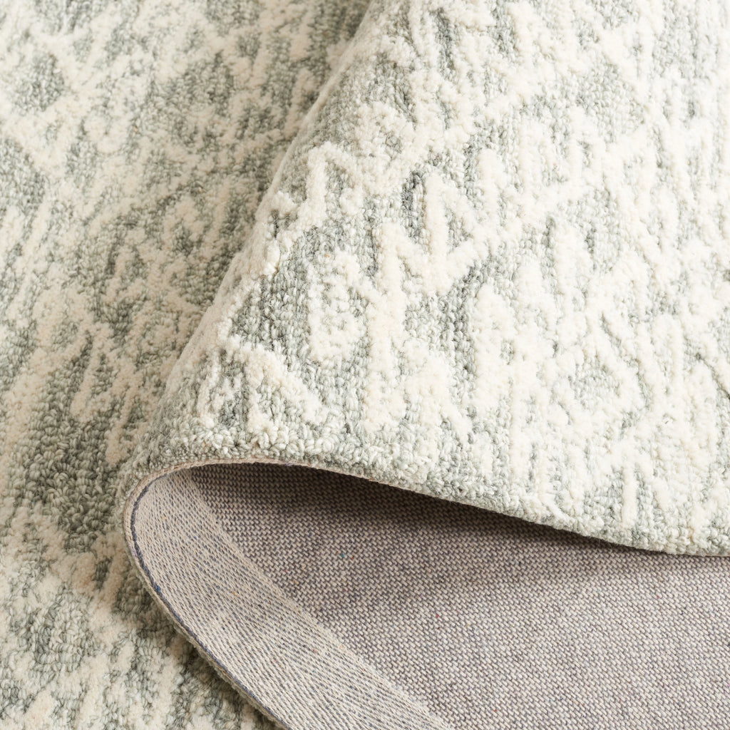 Ivory/Grey Geometric Area Rug, 5' x 8' X545931