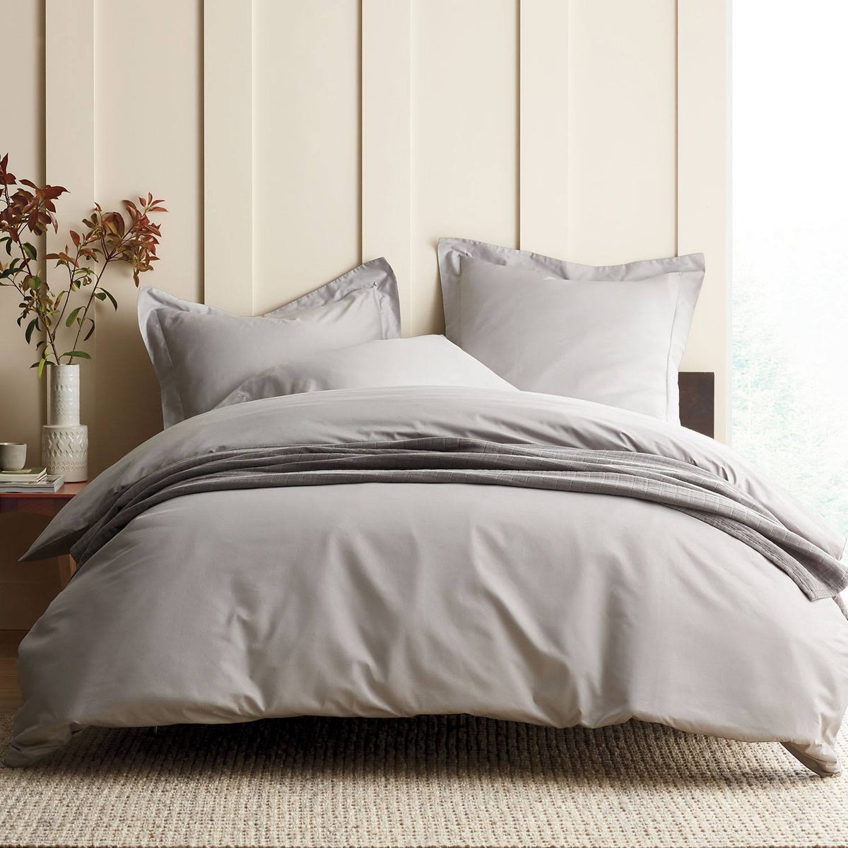Queen Supima Cotton Sateen Fitted Sheet Z46502