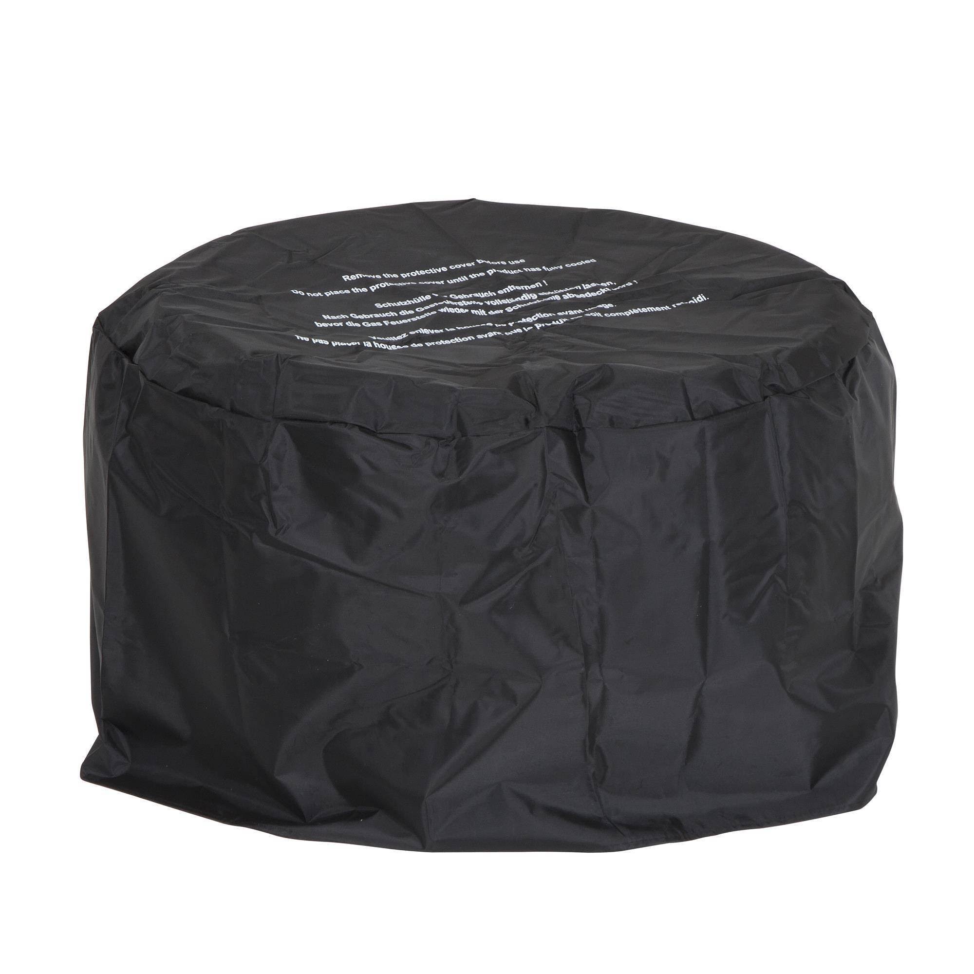 22x22 Wood Burning Fire Pit with Grilling Surface, Dark Gray T836152