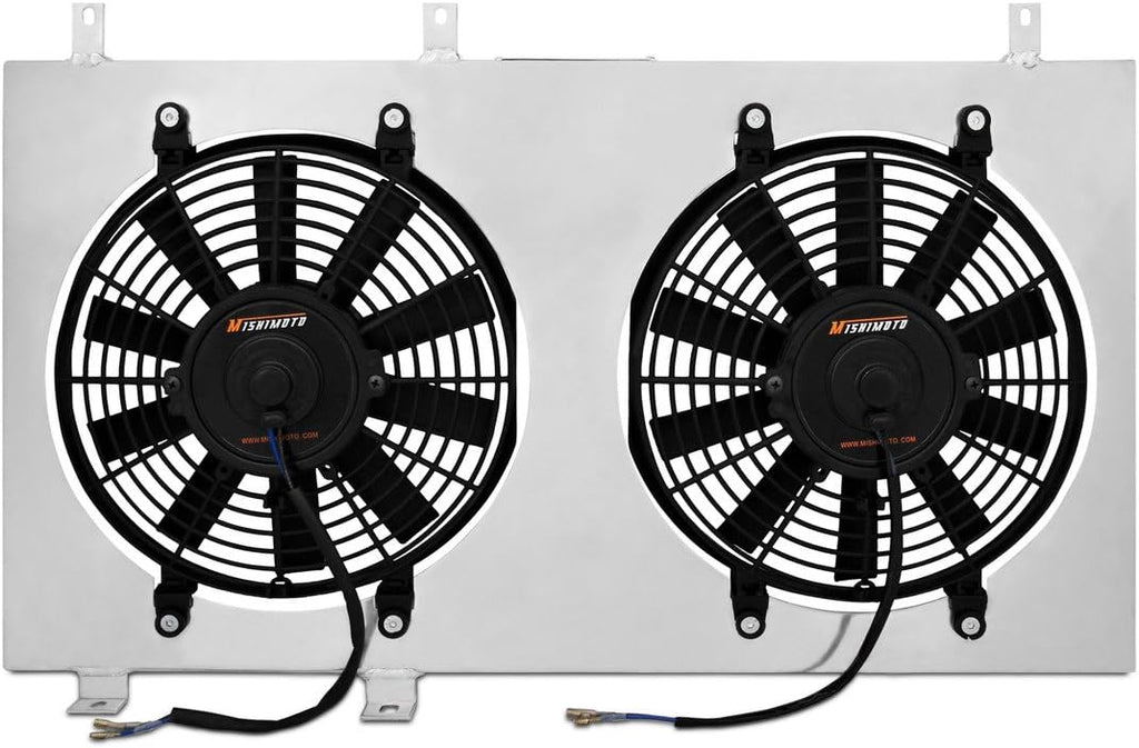 Aluminum Fan Shroud for Mitsubishi 3000GT 1991-1999 Silver M7903