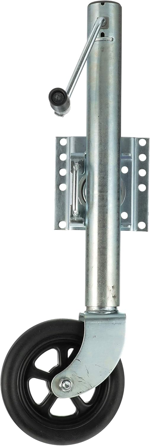Fold Up Trailer Jack, 22-7/8 Inch Max. Lift, 1,500 Pound Max. Load, Pack of 2 C615621