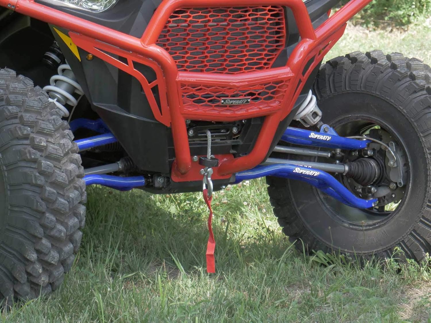 Heavy Duty High Clearance Forward Offset Front A-Arms for Polaris RZR XP 1000 / XP 4 1000, Voodoo/Velocity Blue, Includes All 4 Arms P256