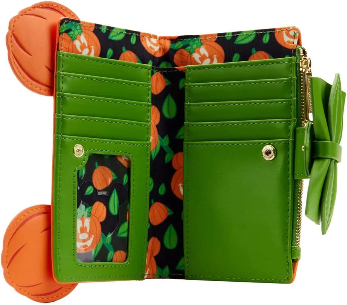 Glow in the Dark Pumpkin Flap Wallet V973