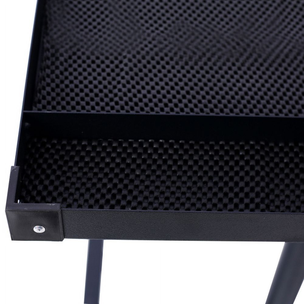 Black Multi-functional Workbench with Drawers T616374