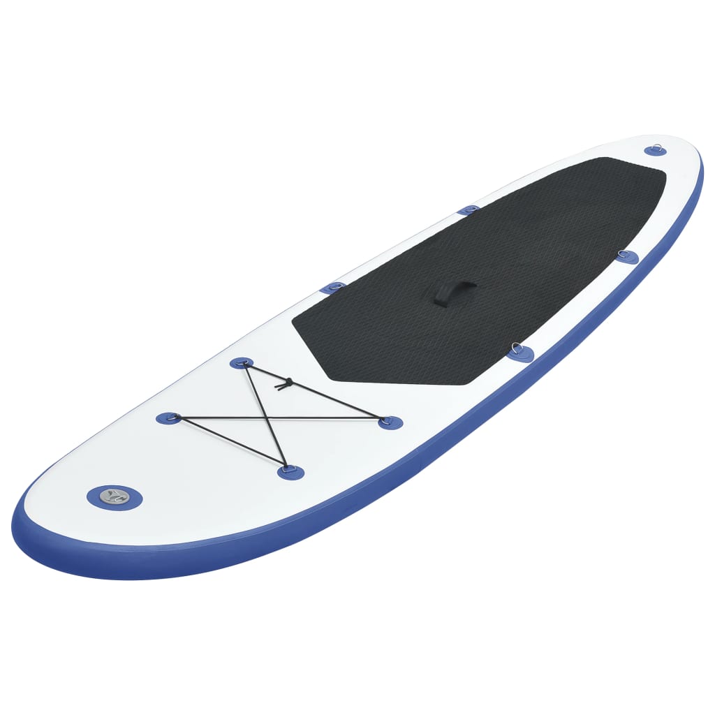 Blue and White Inflatable Paddleboard Set Y32152