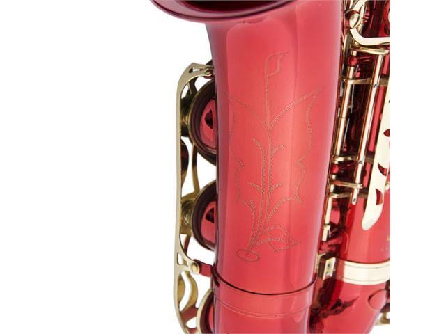 Red Lacquered E-flat Alto Saxophone with Case A36164