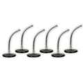 6 Mic Stand Set Tabletop Microphone Stands Gooseneck F46284