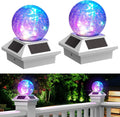 Solar Waterproof Post Cap Light for 4x4 Wood, 4 Pack T35330