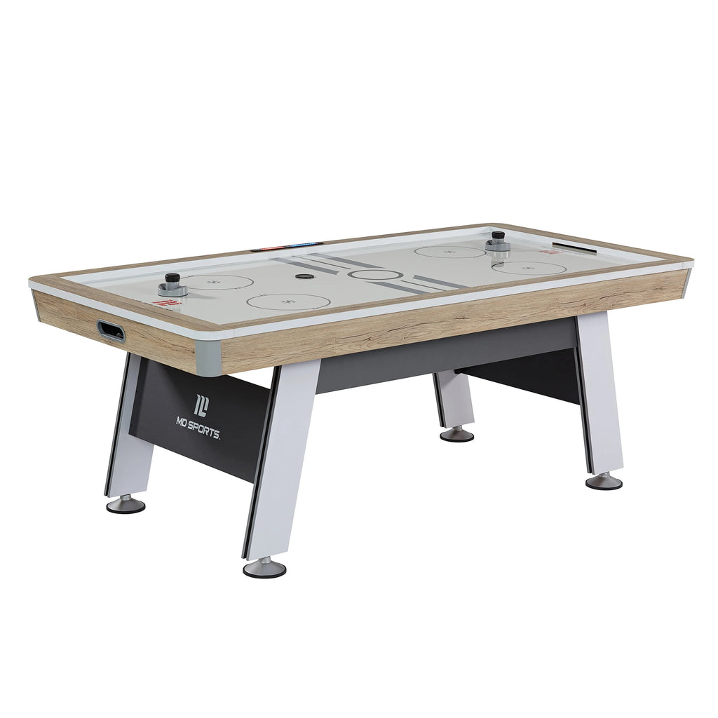 7' Air Powered Hockey Table With Pusher and Puck Set Y275