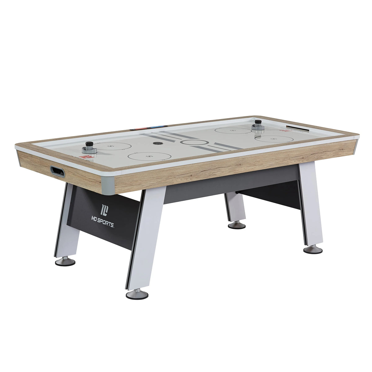 7' Air Powered Hockey Table With Pusher and Puck Set Y275