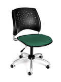 Stars Swivel Chair Shamrock Green V25538