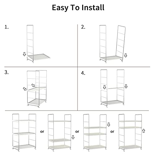Chrome 3-Tier Bathroom Organizer Countertop Shelf K3248