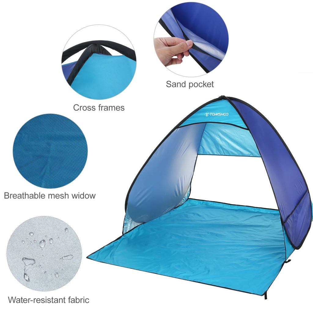 Pop Up Beach Tent with Carry Bag O118061