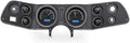 Analog Dash Gauges Black Alloy Blue D83057