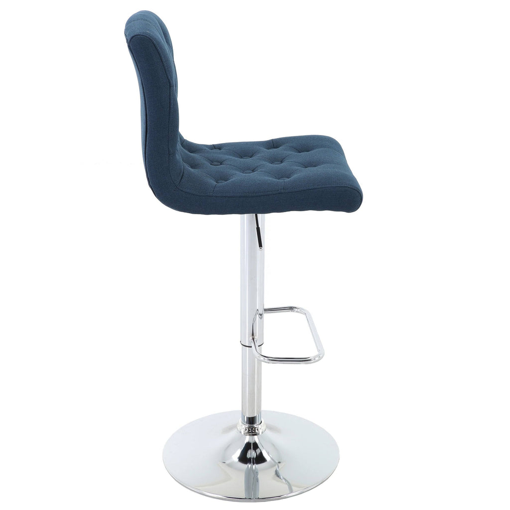 Blue Tufted Barstool U629920