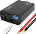 600W Pure Sine Wave Power Inverter DC 24V to AC 110V-130V with LCD Display and Wireless Remote Control D770