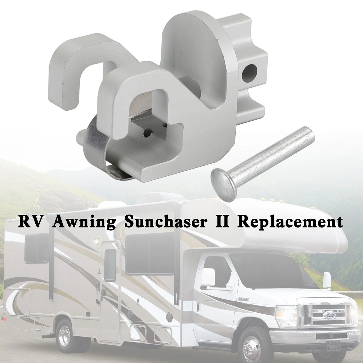 Alminum RV Rafter Claw Satin Hardware Awning A469